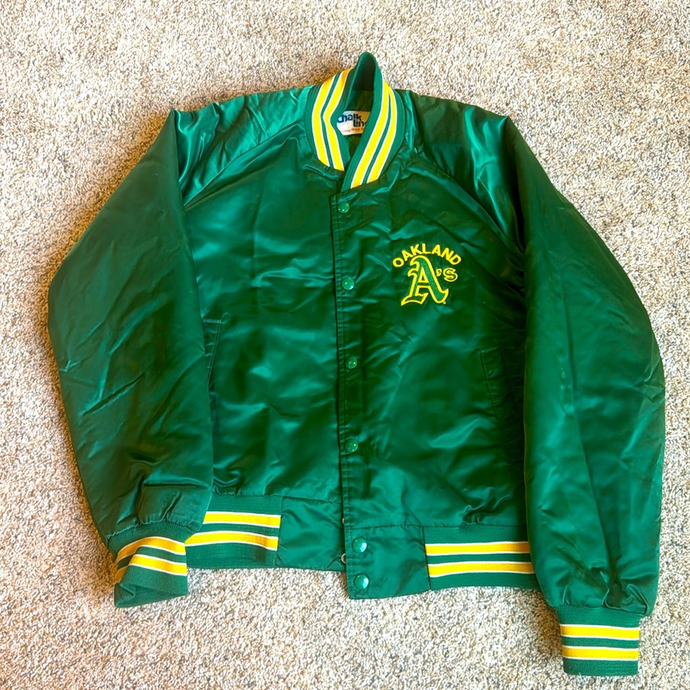 Vintage Oakland As Puff Jacket